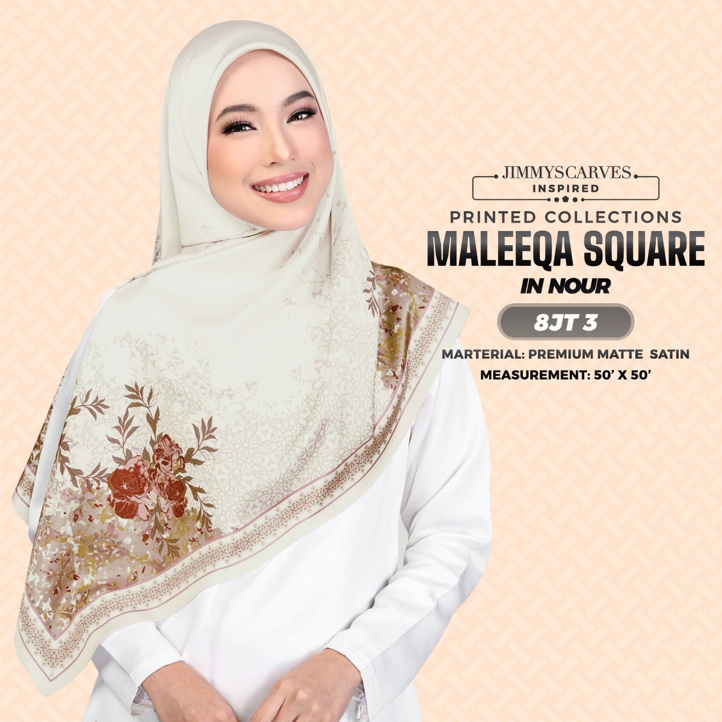Jimmy Scarves Inspired Maleeqa SQ Collection