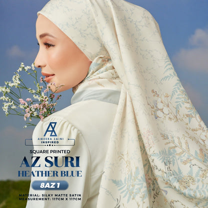 Ameera Zaini Inspired AZ Suri Heather Blue Collection