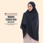 Telekung Siti Khadijah Inspired Modish Temren Midi (Top Only) - Free Wovenbag