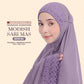 Telekung Siti Khadijah Inspired Signature Sari Mas Collection - Free Wovenbag