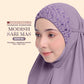 Telekung Siti Khadijah Inspired Signature Sari Mas Collection - Free Wovenbag