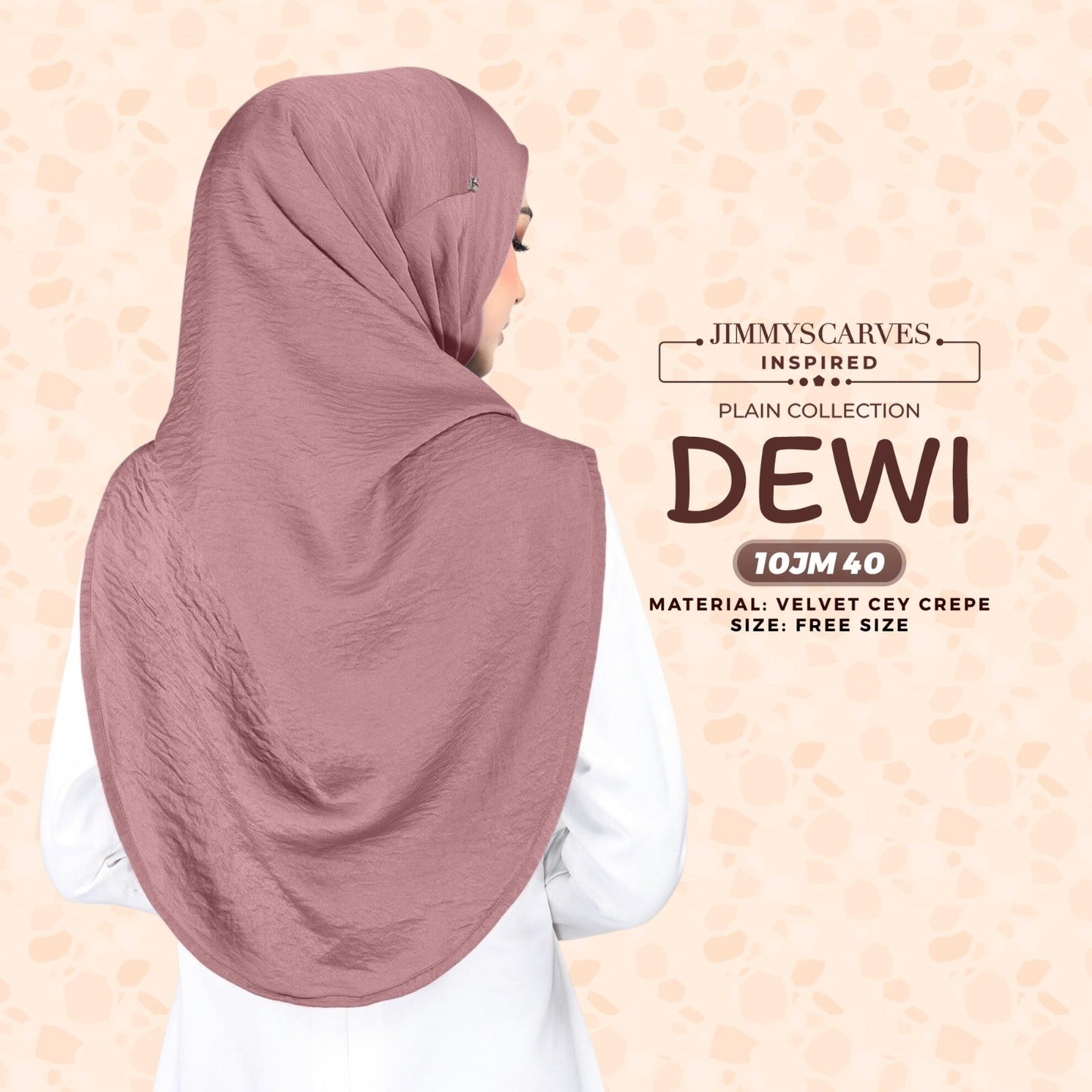 Jimmyscarves Inspired Sarung Dewi Plain Collecion