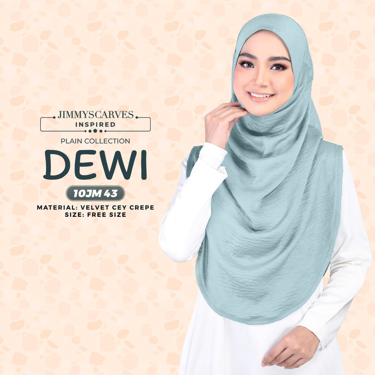 Jimmyscarves Inspired Sarung Dewi Plain Collecion