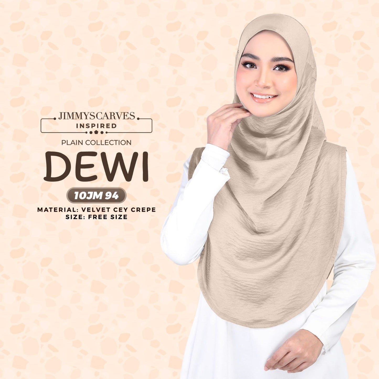 Jimmyscarves Inspired Sarung Dewi Plain Collecion