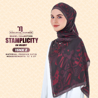 Naelofar Inspired Stamplicity Printed Shawl Collection