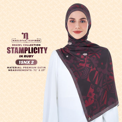 Naelofar Inspired Stamplicity Printed Shawl Collection