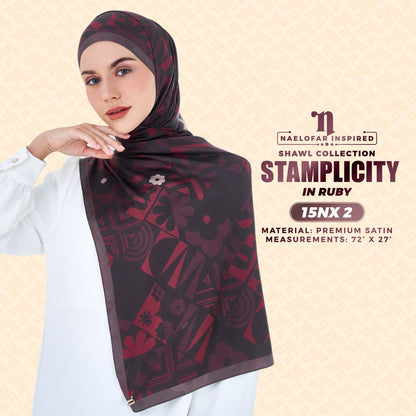 Naelofar Inspired Stamplicity Printed Shawl Collection