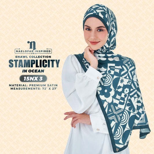 Naelofar Inspired Stamplicity Printed Shawl Collection