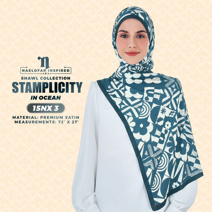 Naelofar Inspired Stamplicity Printed Shawl Collection