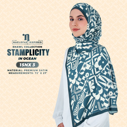 Naelofar Inspired Stamplicity Printed Shawl Collection
