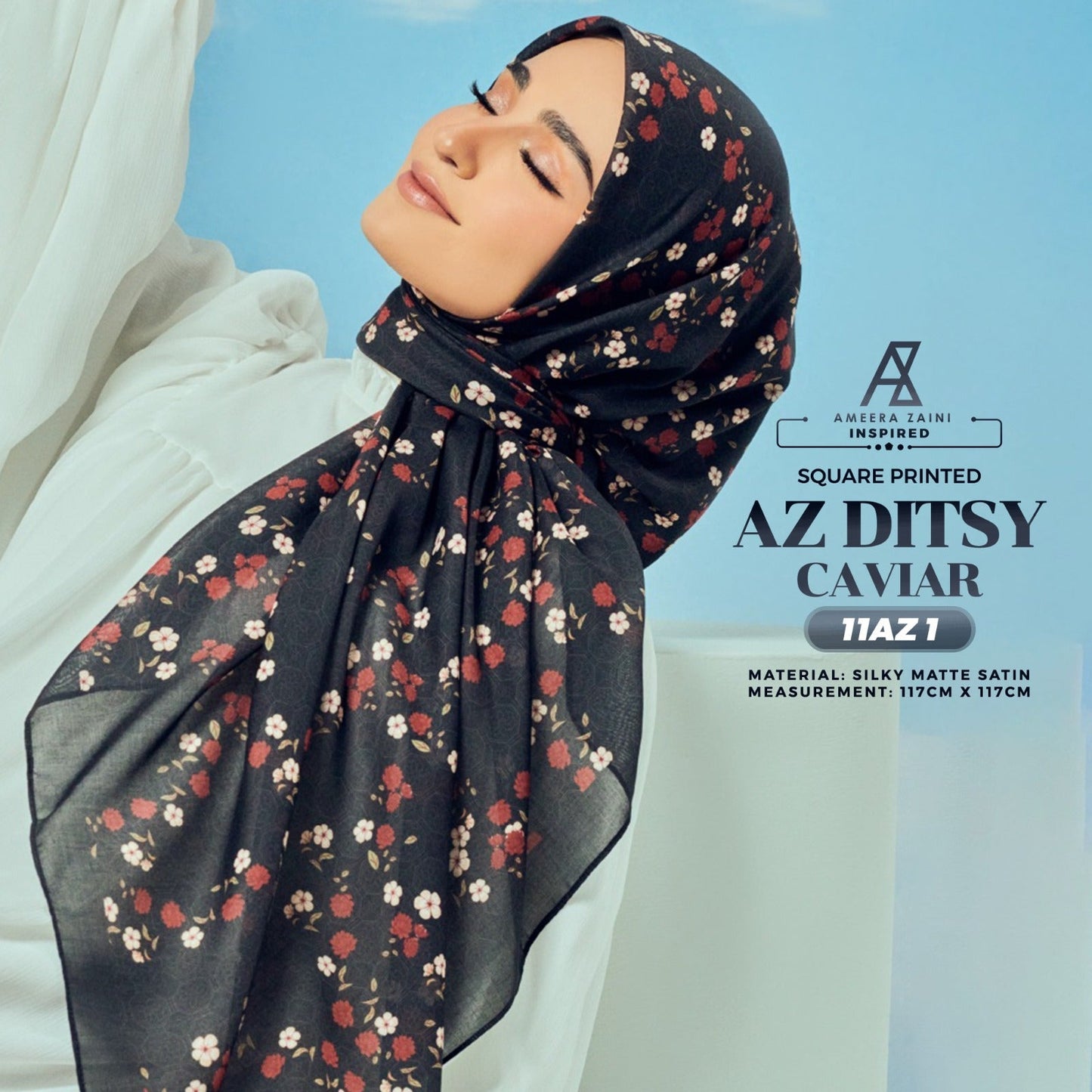 Ameera Zaini Inspired AZ Ditsy Printed Collection (11AZ)