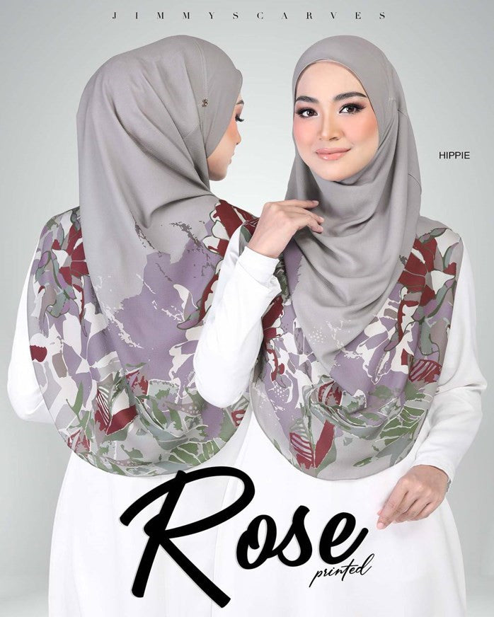 Jimmy Scarves Rose Printed Collection (12JT)