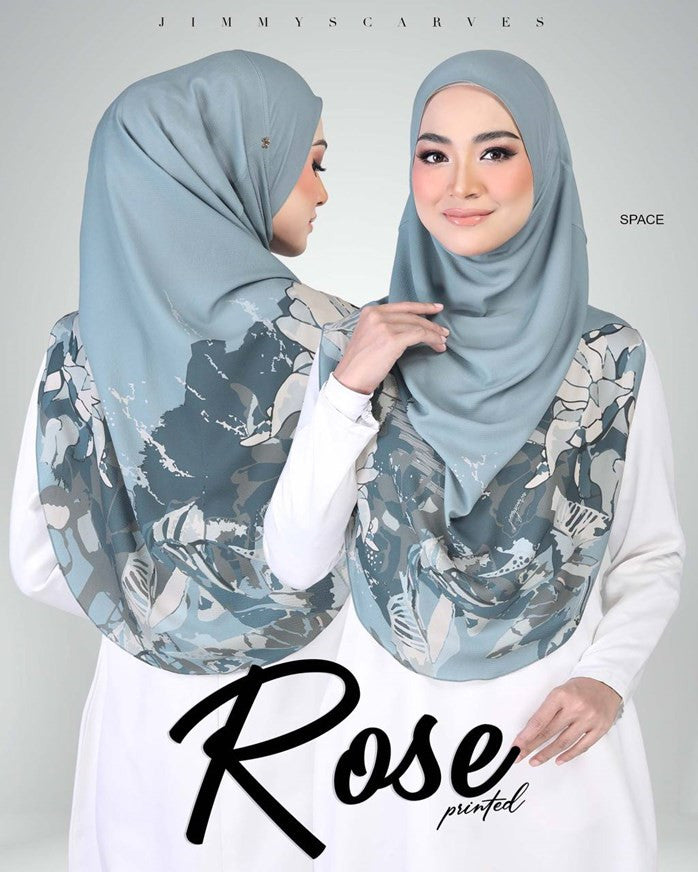 Jimmy Scarves Rose Printed Collection (12JT)