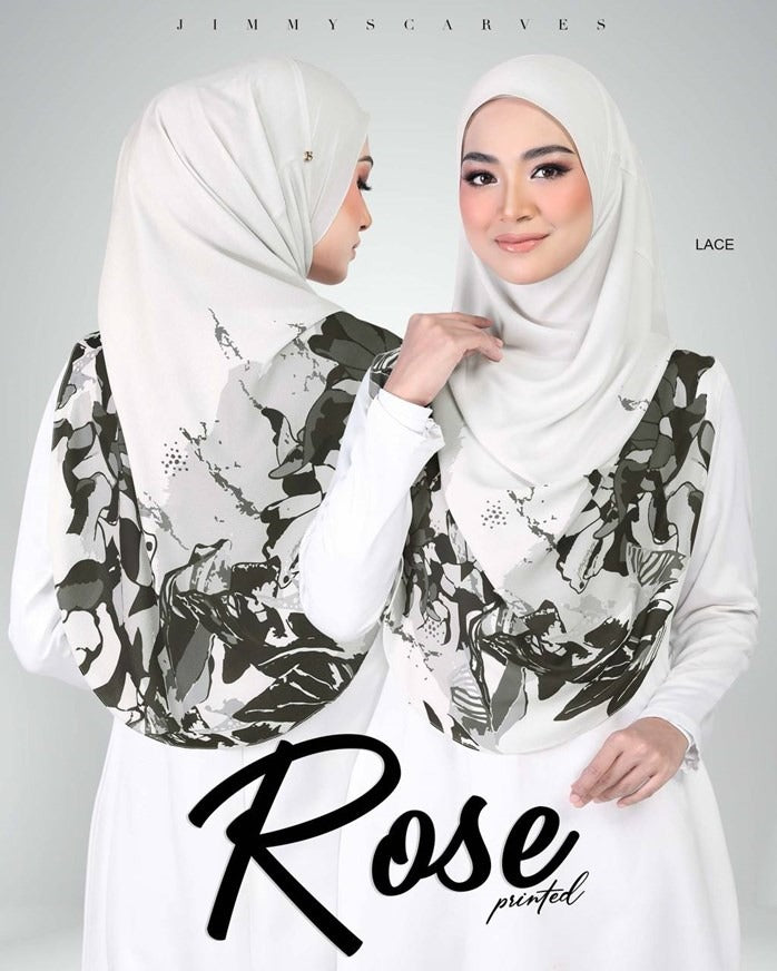 Jimmy Scarves Rose Printed Collection (12JT)