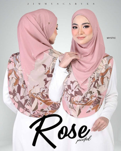 Jimmy Scarves Rose Printed Collection (12JT)