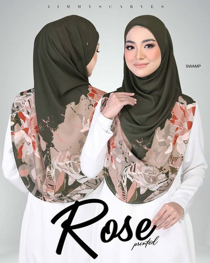 Jimmy Scarves Rose Printed Collection (12JT)