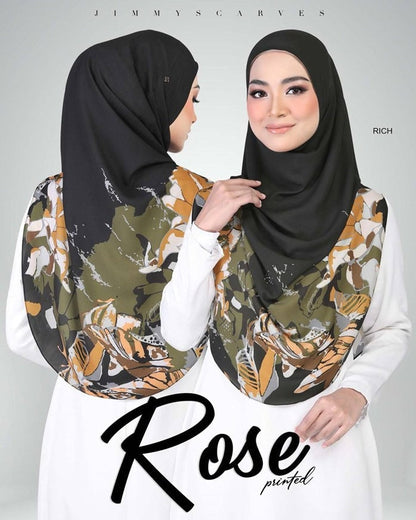 Jimmy Scarves Rose Printed Collection (12JT)