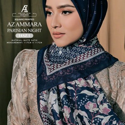 Ameera Inspired Zaini AZ AMMARA Printed SQ Collection