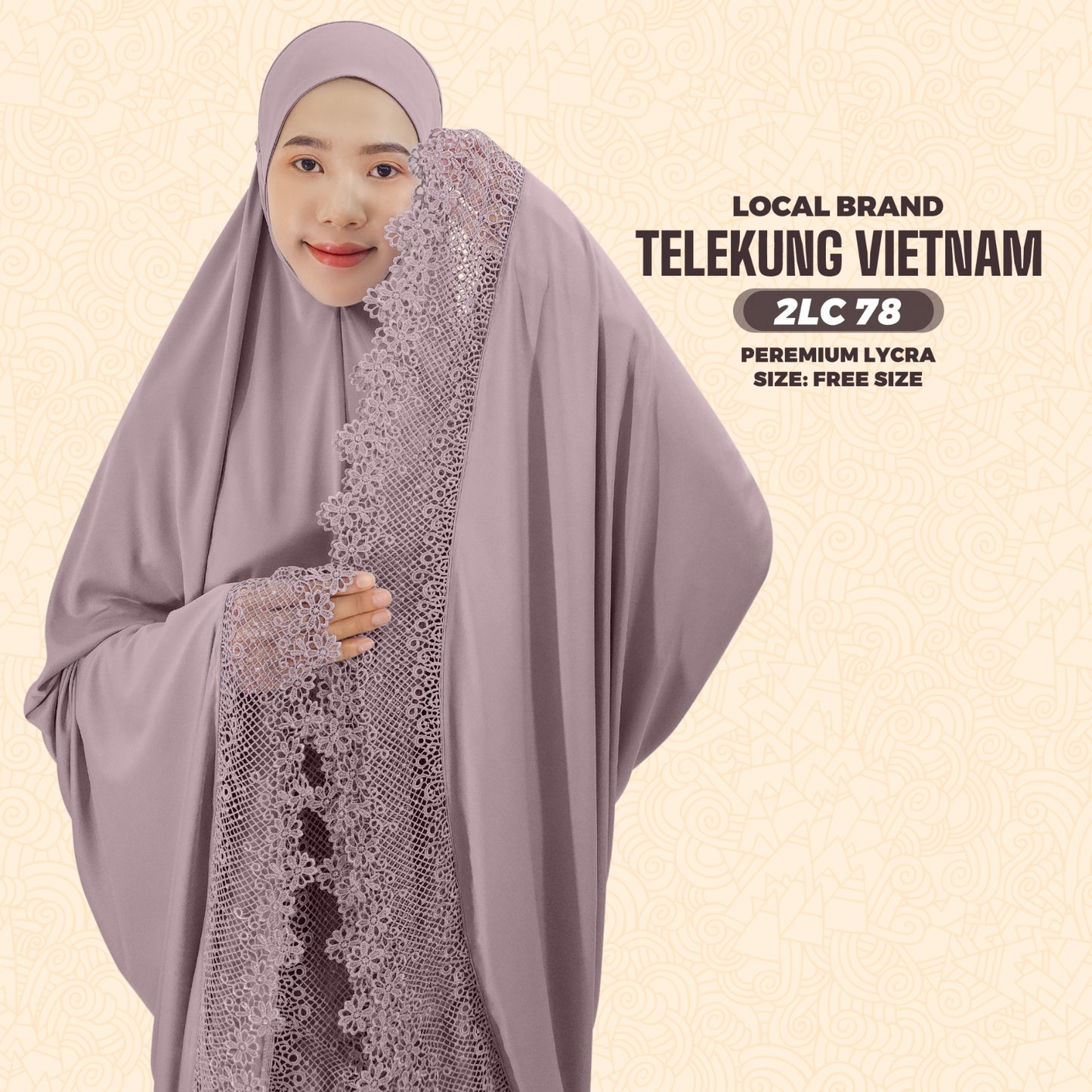 Telekung Local Brand LACE 2 Collection (2LC)