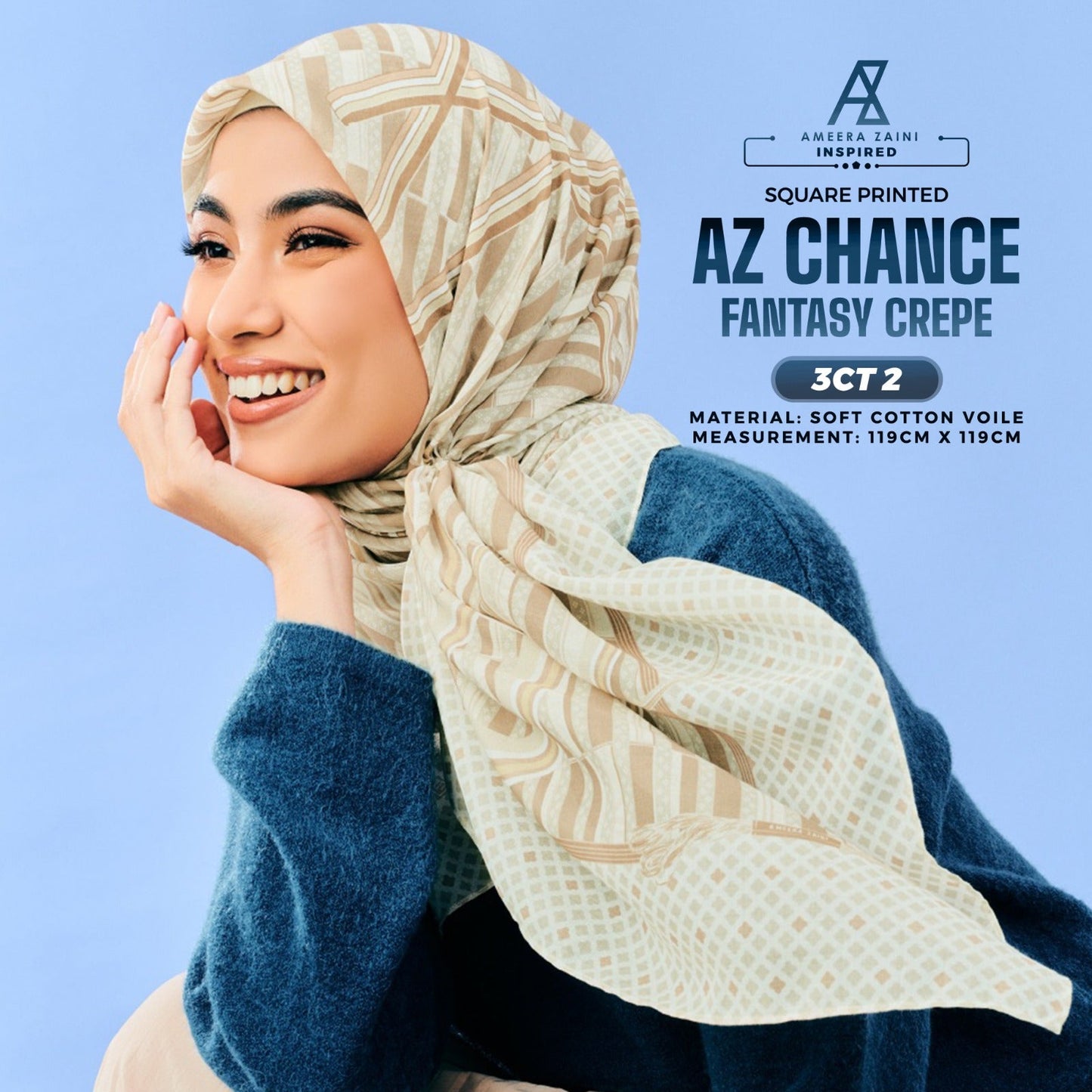 Ameera Zaini Inspired AZ CHANCE Collection (3CT)