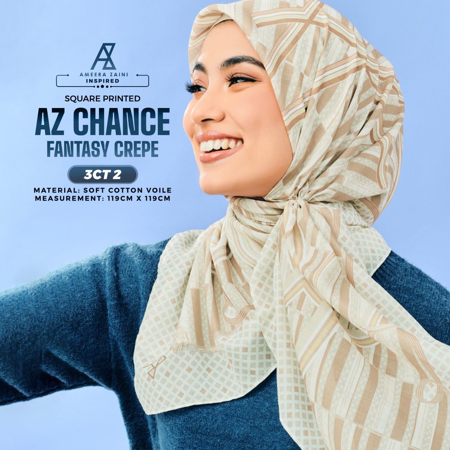 Ameera Zaini Inspired AZ CHANCE Collection (3CT)