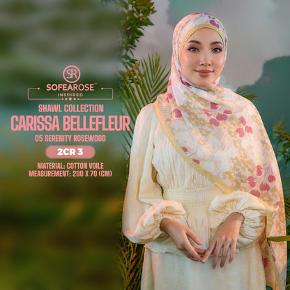 Sofearose Inspired Carissa Bellefleur Printed Shawl Collection (2CR)