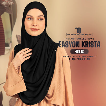 Naelofar Inspired Easyon Krista Plain Instant Collection (4BT)