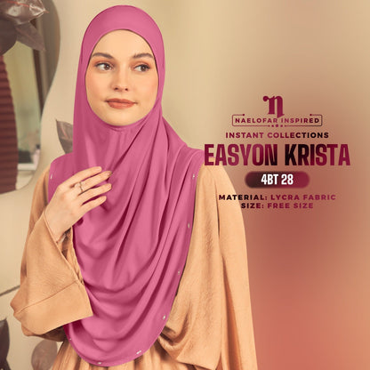 Naelofar Inspired Easyon Krista Plain Instant Collection (4BT)