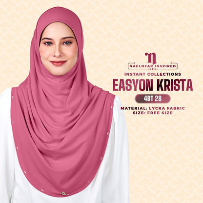 Naelofar Inspired Easyon Krista Plain Instant Collection (4BT)