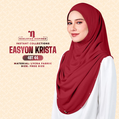 Naelofar Inspired Easyon Krista Plain Instant Collection (4BT)