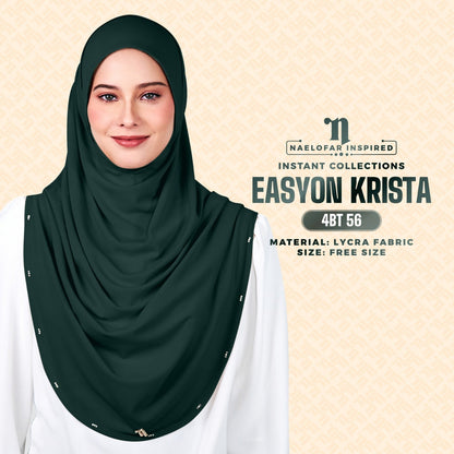 Naelofar Inspired Easyon Krista Plain Instant Collection (4BT)