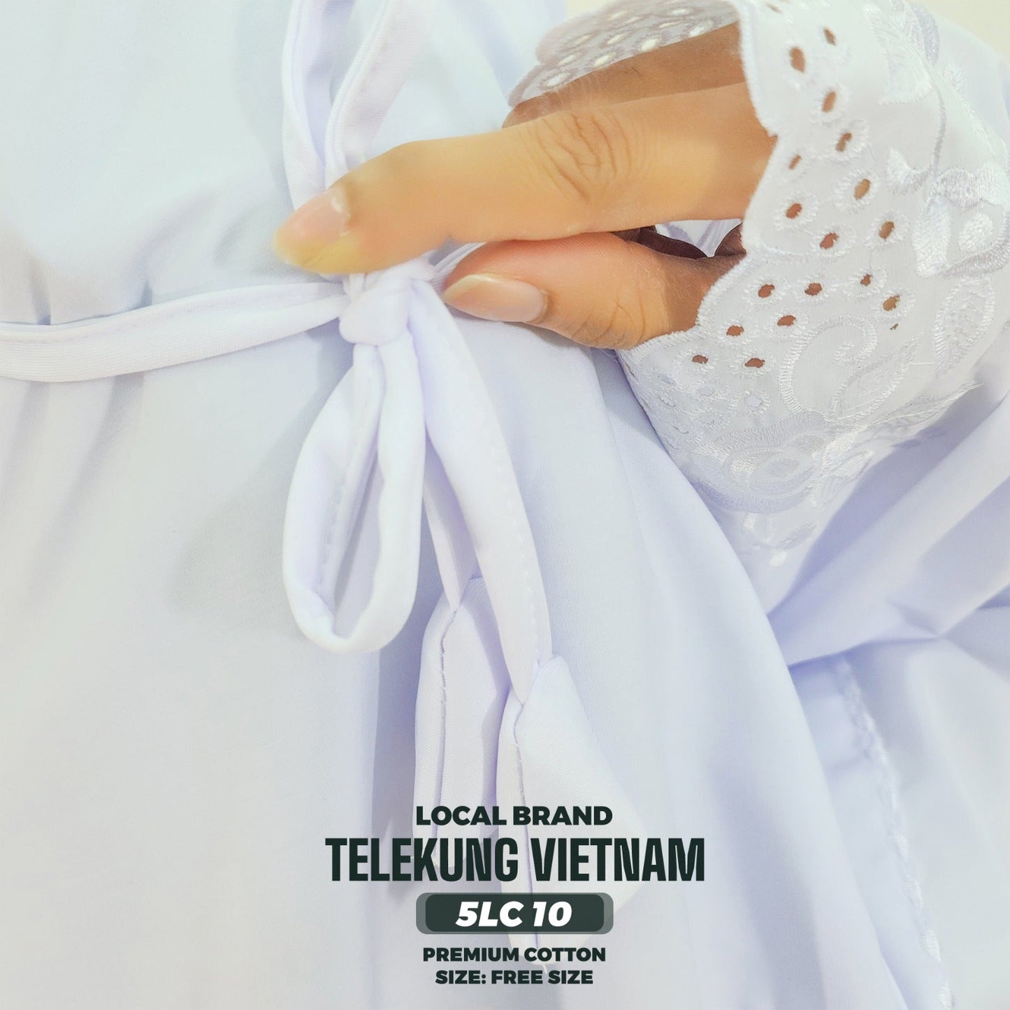 Telekung Local Brand Sulam 2 Collection (5LC)