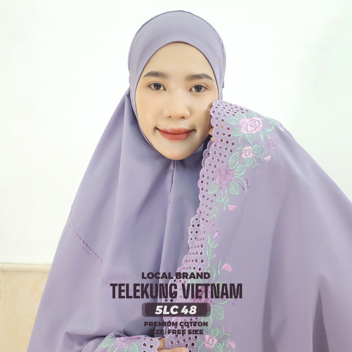 Telekung Local Brand Sulam 2 Collection (5LC)