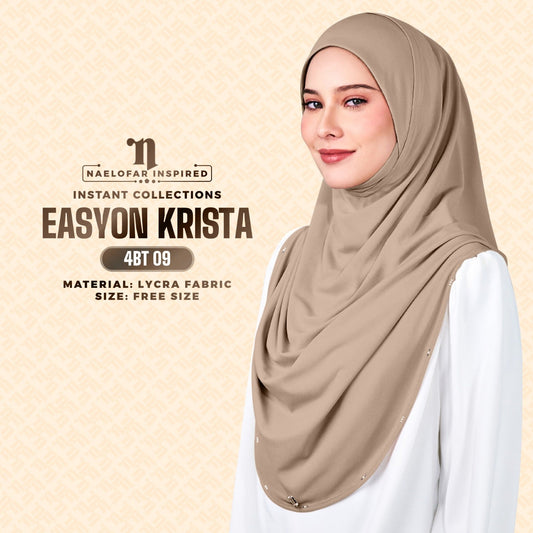 Naelofar Inspired Easyon Krista Plain Instant Collection (4BT)