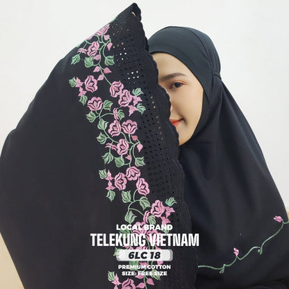 Telekung Local Brand Sulam 3 Collection (6LC)