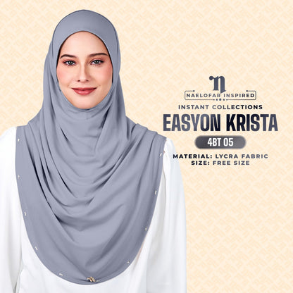 Naelofar Inspired Easyon Krista Plain Instant Collection (4BT)