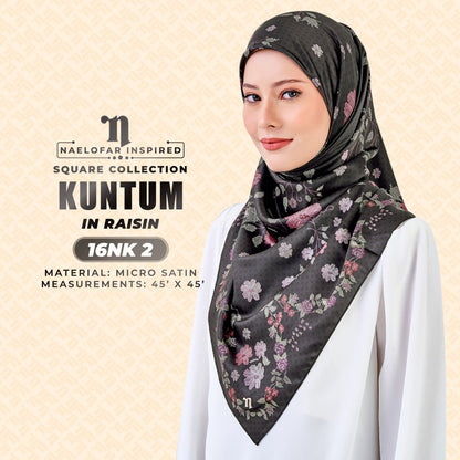 Naelofar Inspired Kuntum SQ Printed Collection (16NK)