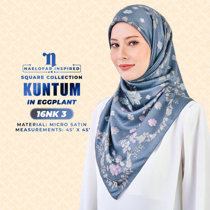 Naelofar Inspired Kuntum SQ Printed Collection (16NK)