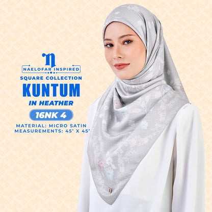 Naelofar Inspired Kuntum SQ Printed Collection (16NK)