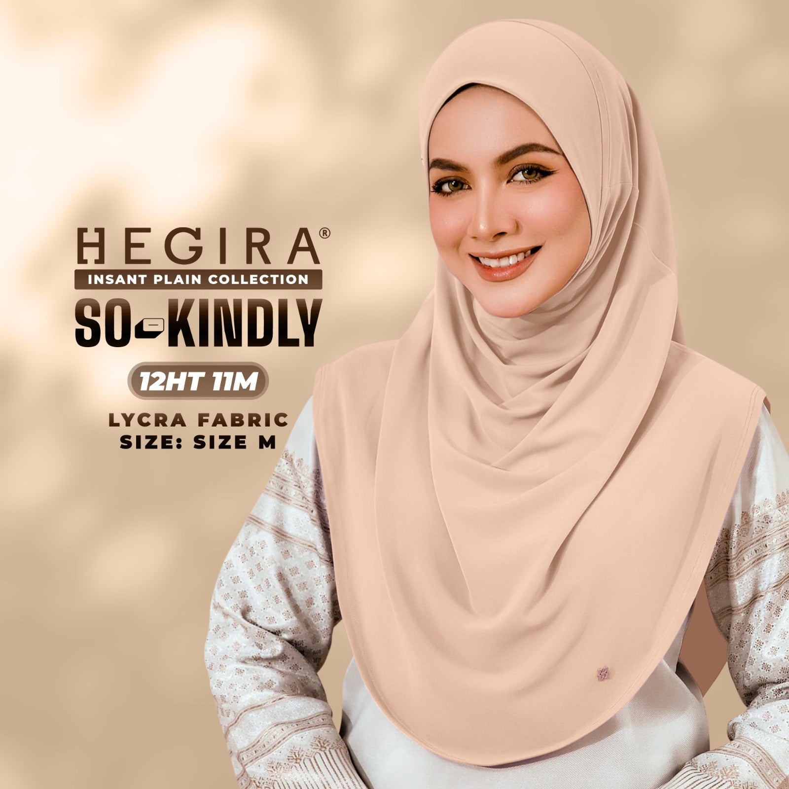 Hegira Inspired SO-KINDLY Plain Instant Collection (12HT) – SR Hijab