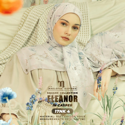 Naelofar Inspired Aleanor Cotton Voile SQ Collection (17NK)