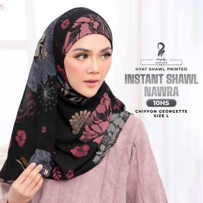 Hyat Hijab Inspired Hyatti Raya Instant Shawl Collection With Box (9-12HS)