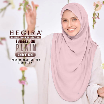 Hegira Hijab Inspired TWEELY-SO Basic Plain Collection (14HT)