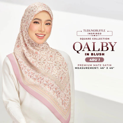 Tudng Ruffle Inspired Qalby Square Collection (4RU)