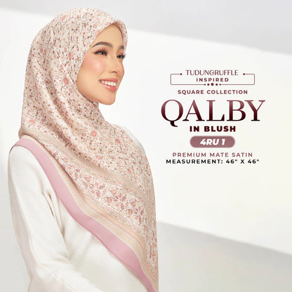 Tudng Ruffle Inspired Qalby Square Collection (4RU)