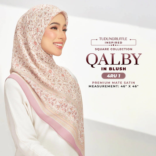 Tudng Ruffle Inspired Qalby Square Collection