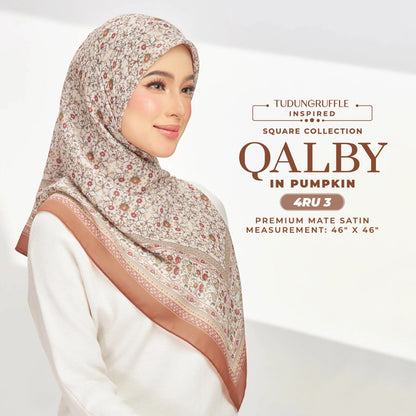 Tudng Ruffle Inspired Qalby Square Collection (4RU)