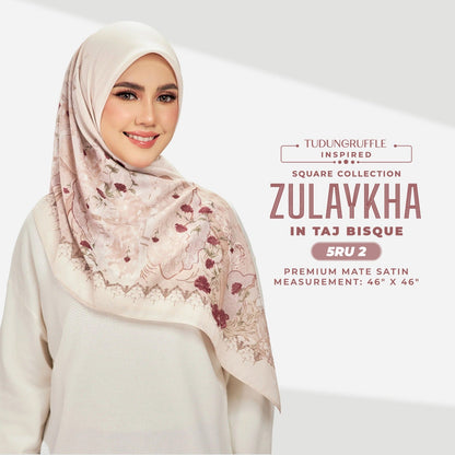 Tudung Ruffle Inspired Zulaykha SQ Collection (5RU)