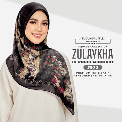 Tudung Ruffle Inspired Zulaykha SQ Collection (5RU)