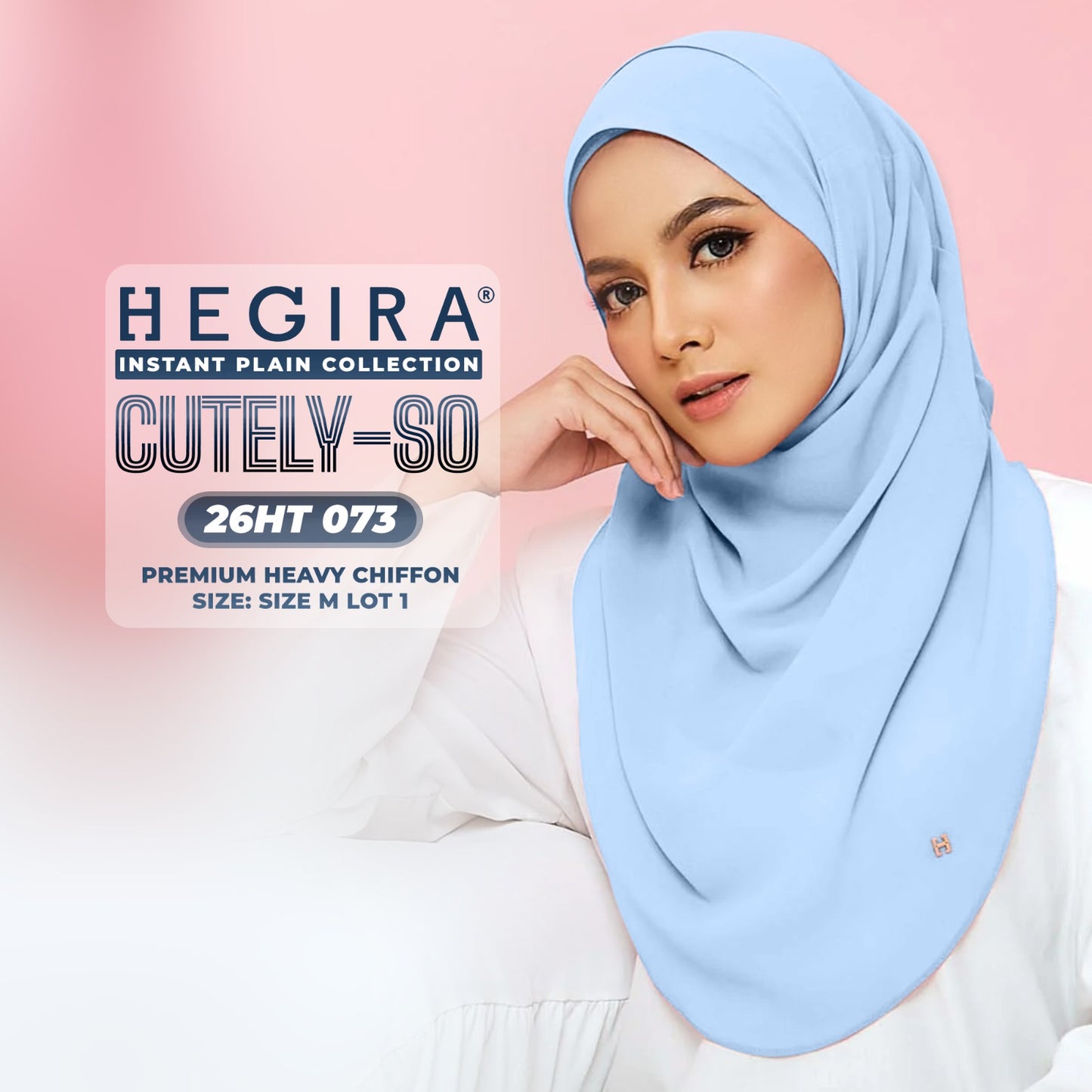 Hegira Hijab Inspired CUTELY-SO Plain Insstant Collection (26HT)